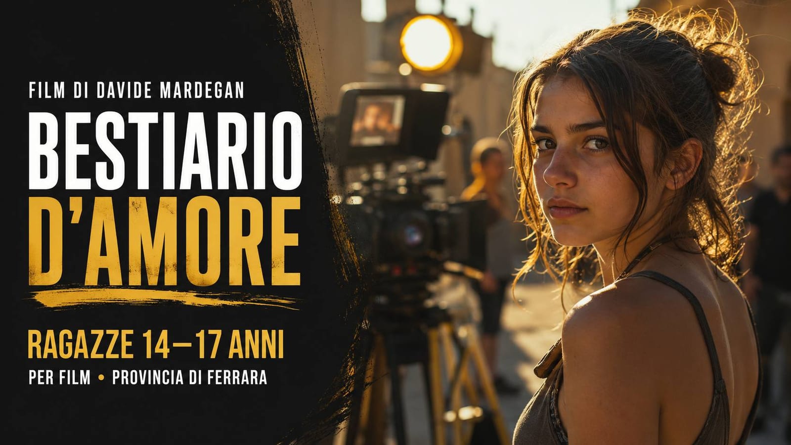 Casting ragazze 14/17 anni per film "Bestiario d'Amore" a Ferrara