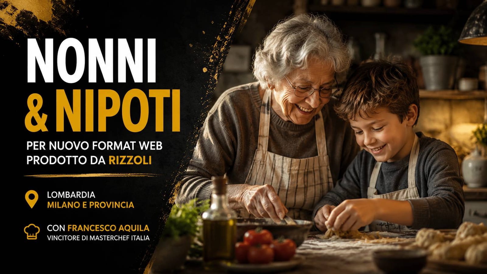 Casting nonni e nipoti per format video in Lombardia