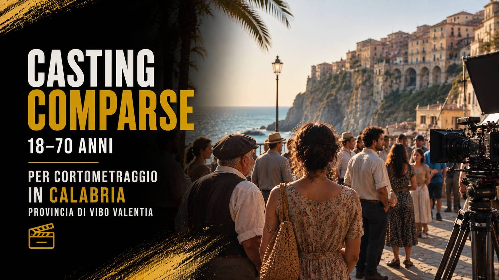 Casting comparse 18/70 anni per corto "Giuseppe. Il padre terreno" in Calabria