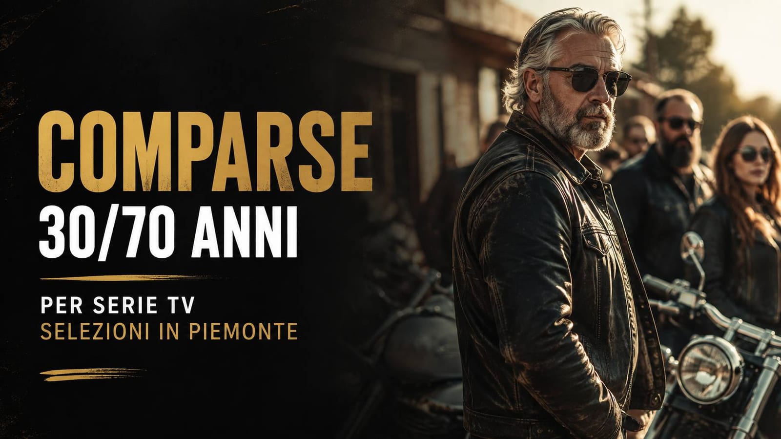 Casting comparse 30/70 anni per serie tv in Piemonte