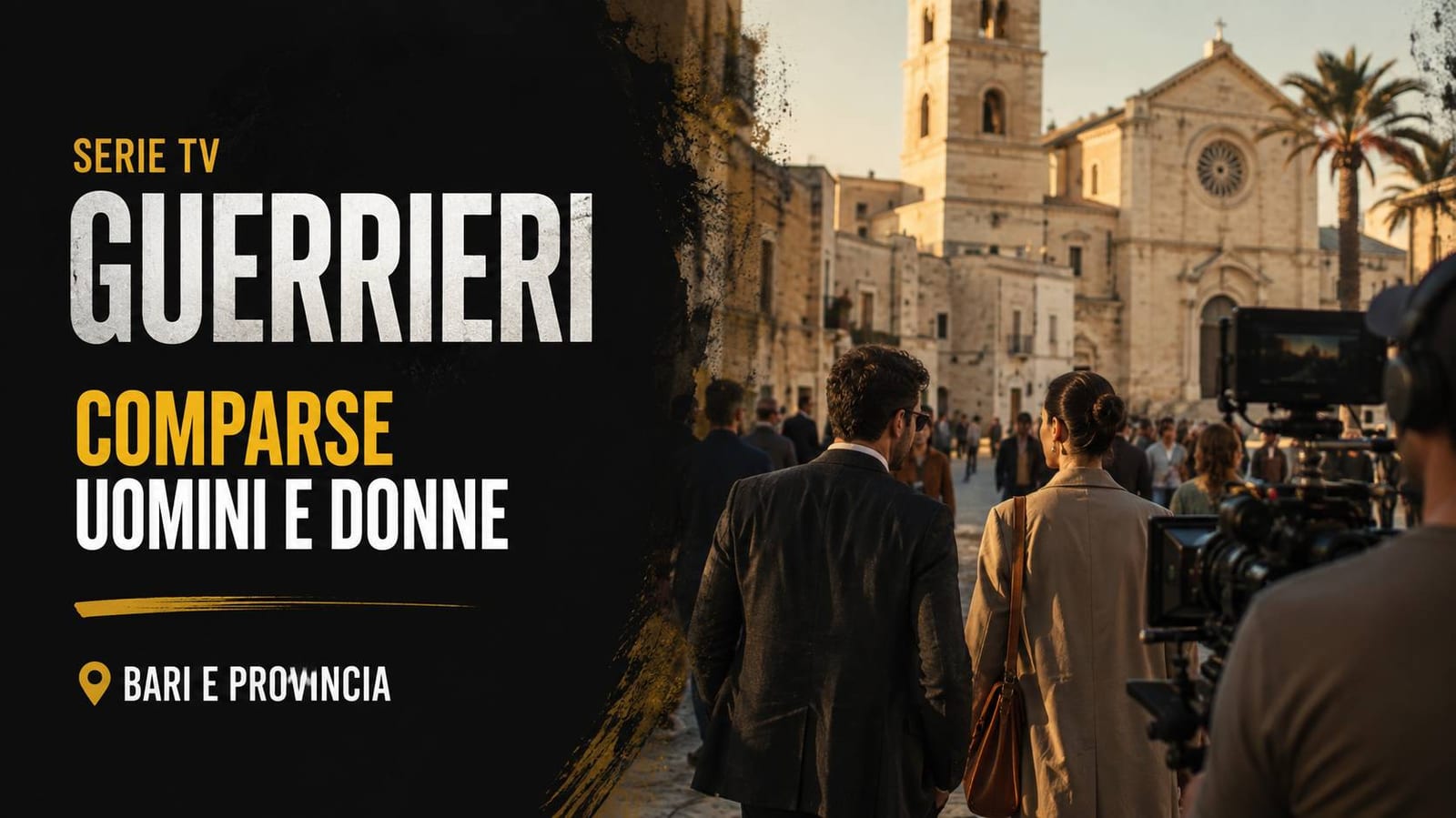 Casting comparse per serie tv "Guerrieri" a Bari