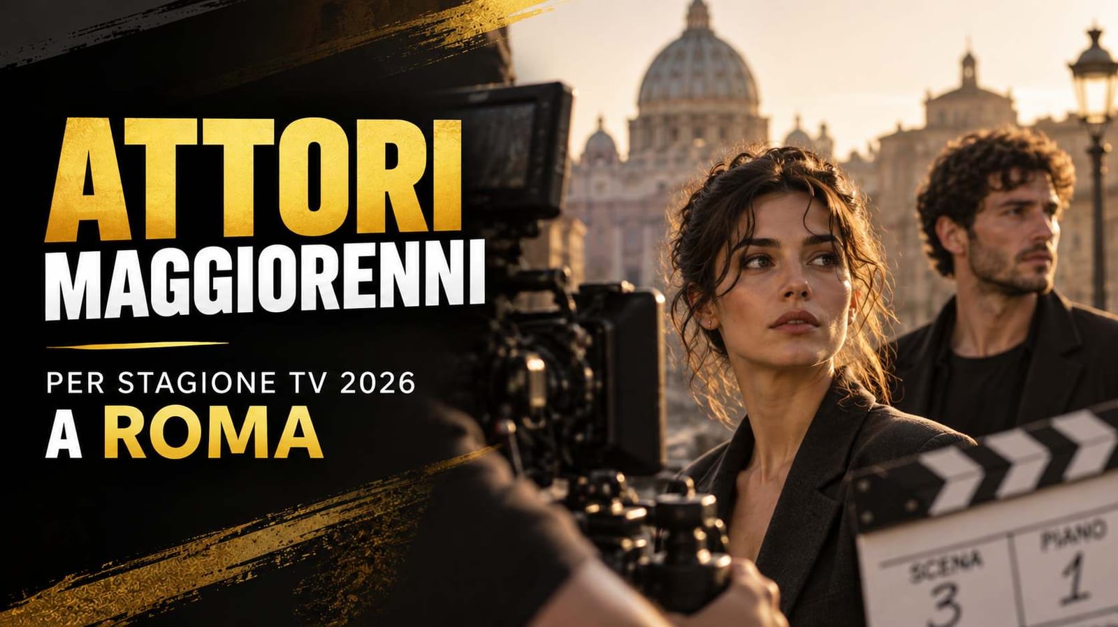 Casting attori maggiorenni per stagione TV Corìma a Roma