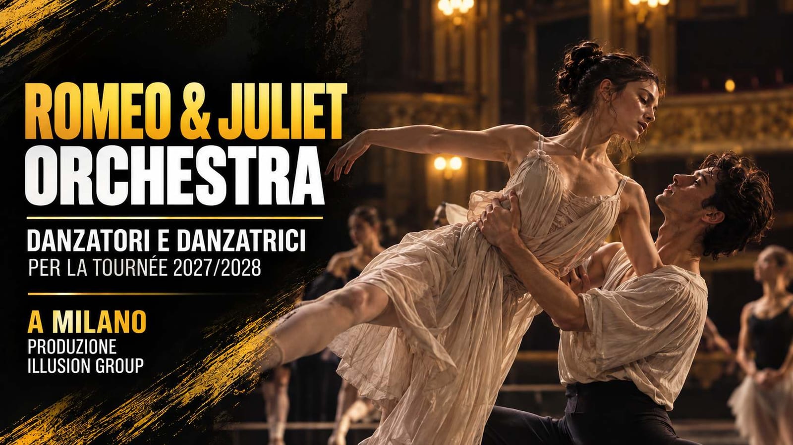 Casting danzatori per spettacolo "Romeo & Juliet Orchestra" a Milano