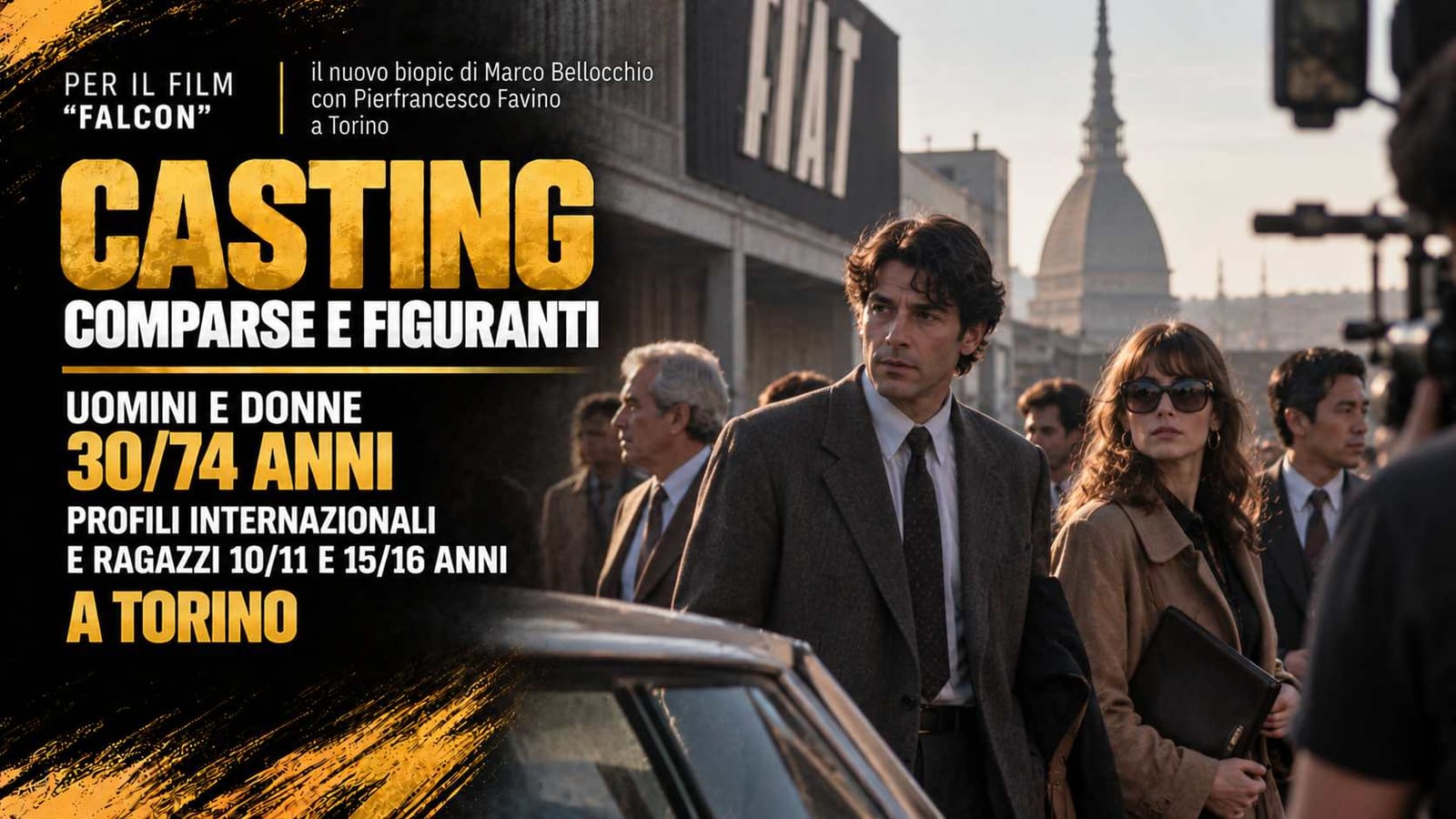 Casting comparse e figuranti per film "Falcon" a Torino