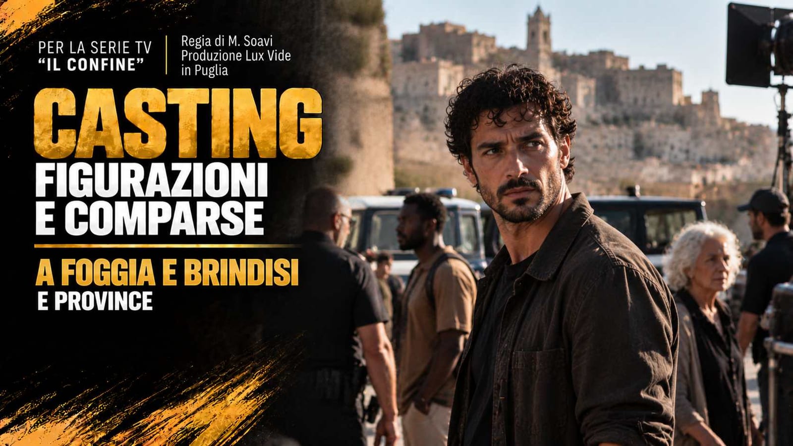 Casting figurazioni e comparse per "Il Confine" in Puglia