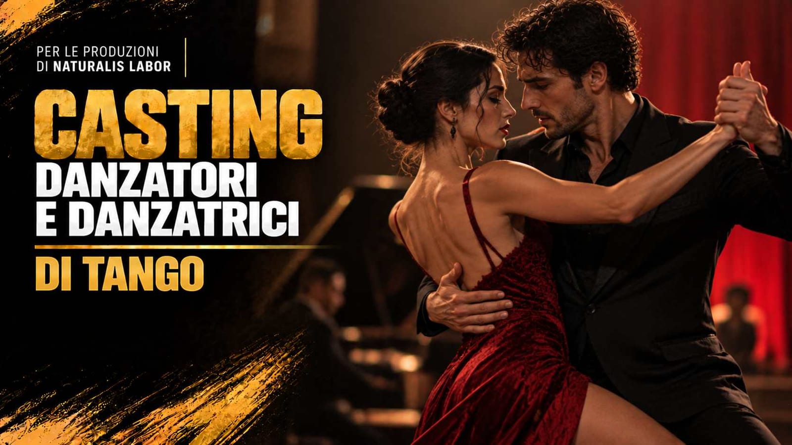 Casting danzatori e danzatrici di tango per Naturalis Labor a Vicenza