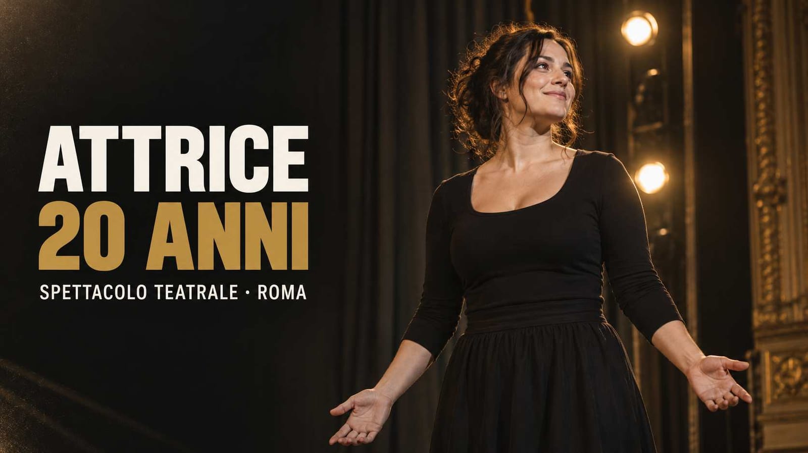 Casting attrice 20enne per spettacolo a Roma