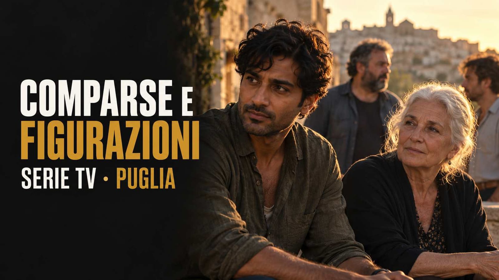 Casting comparse per serie tv "Il Confine" in Puglia