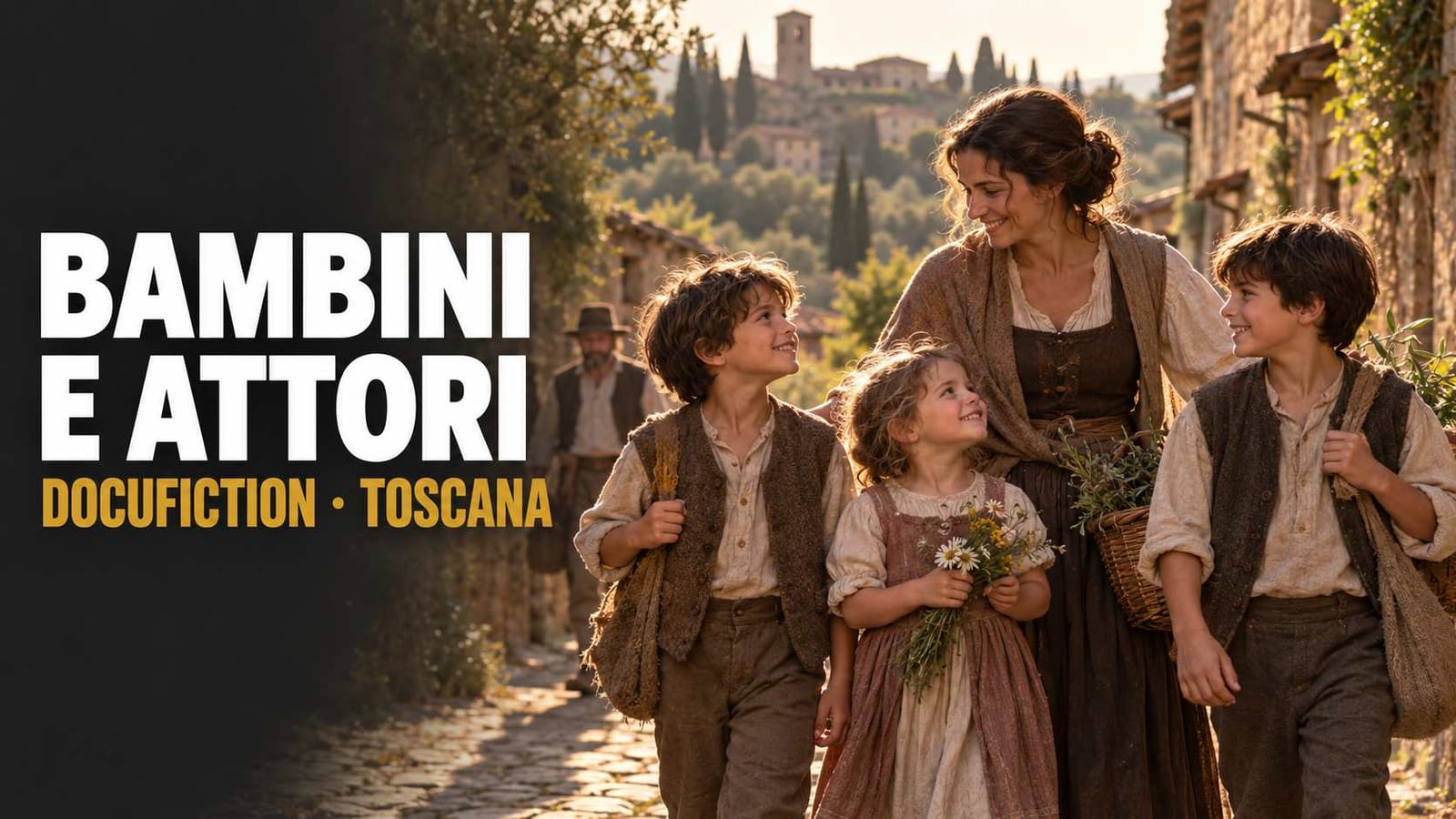 Casting bambini, attori e attrici per docufiction Rai in Toscana