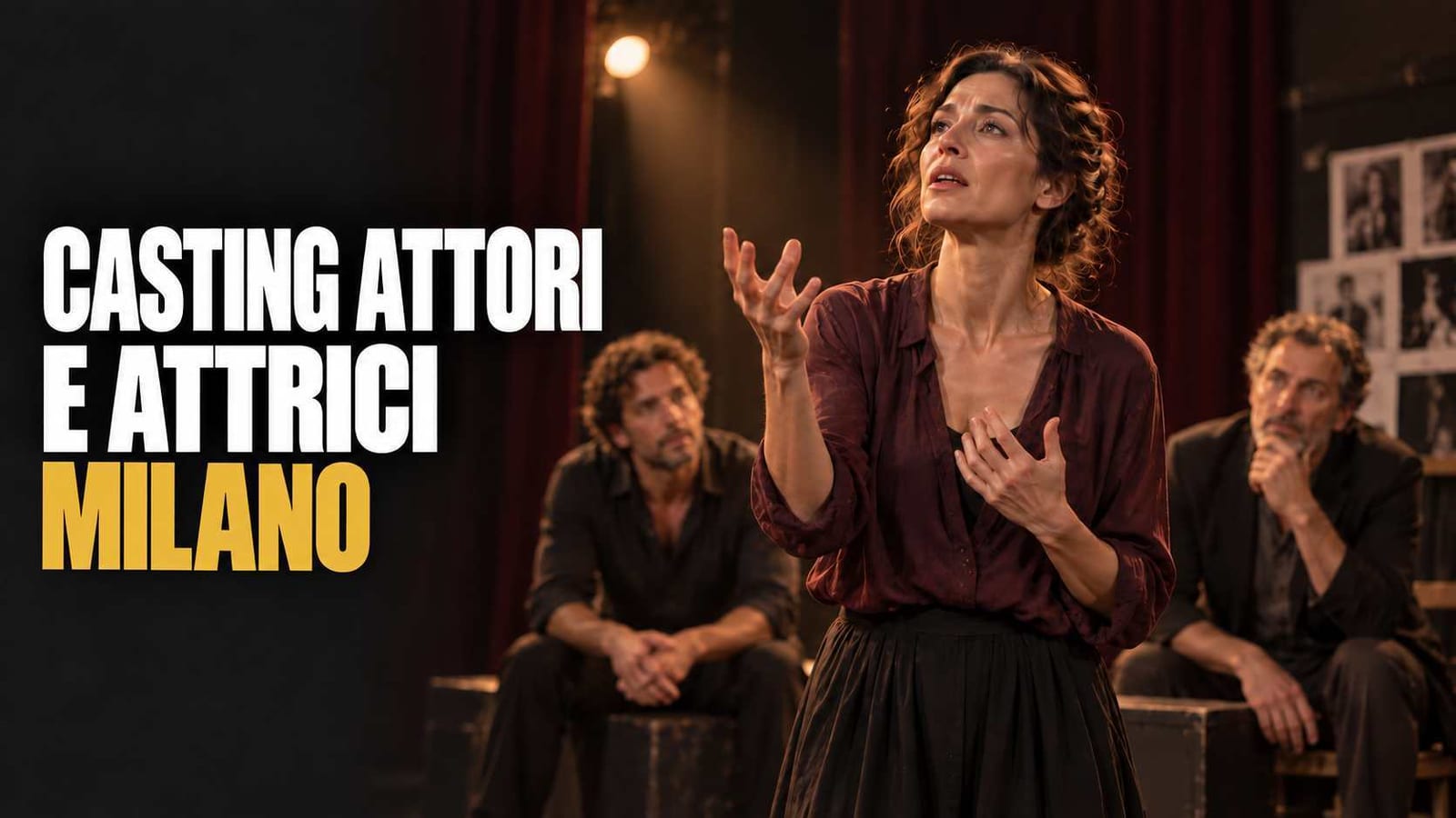 Casting attori e attrici per progetto artistico a Milano