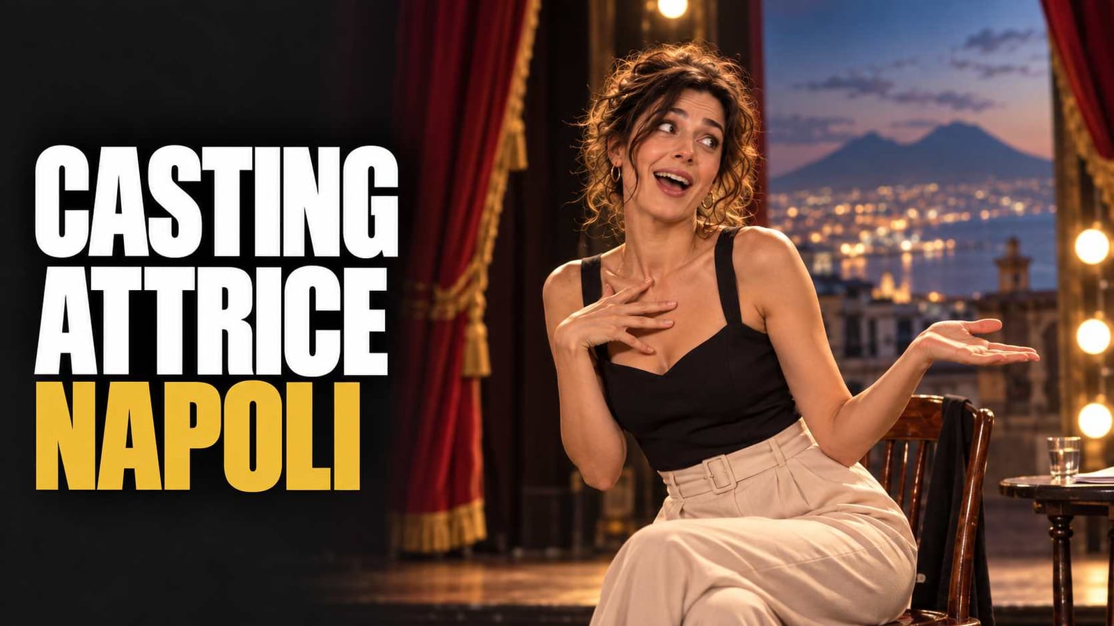Casting attrice per spettacolo "Io, Alfredo e Valentina" a Napoli