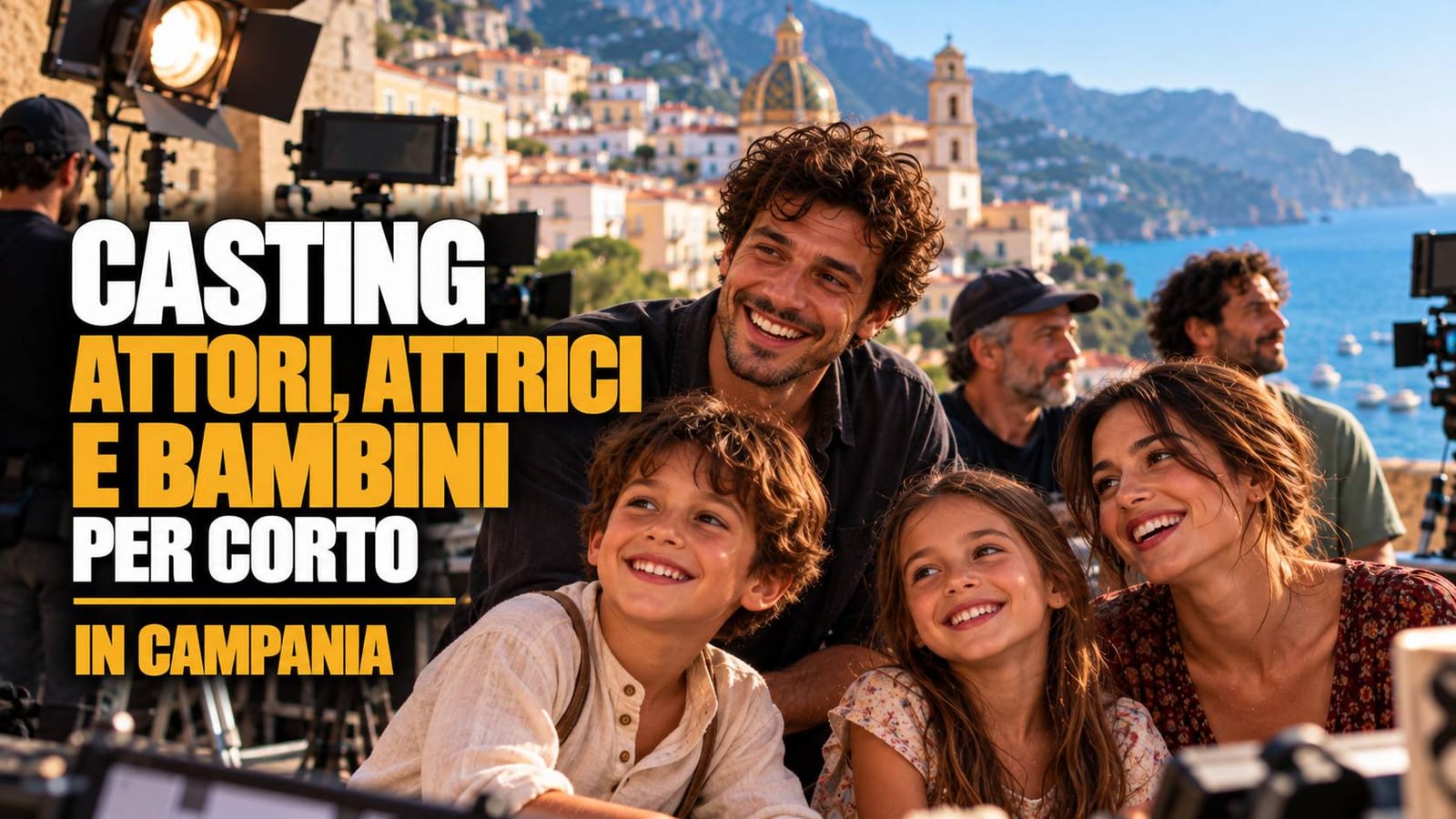 Casting attori, attrici e bambini per corto in Campania