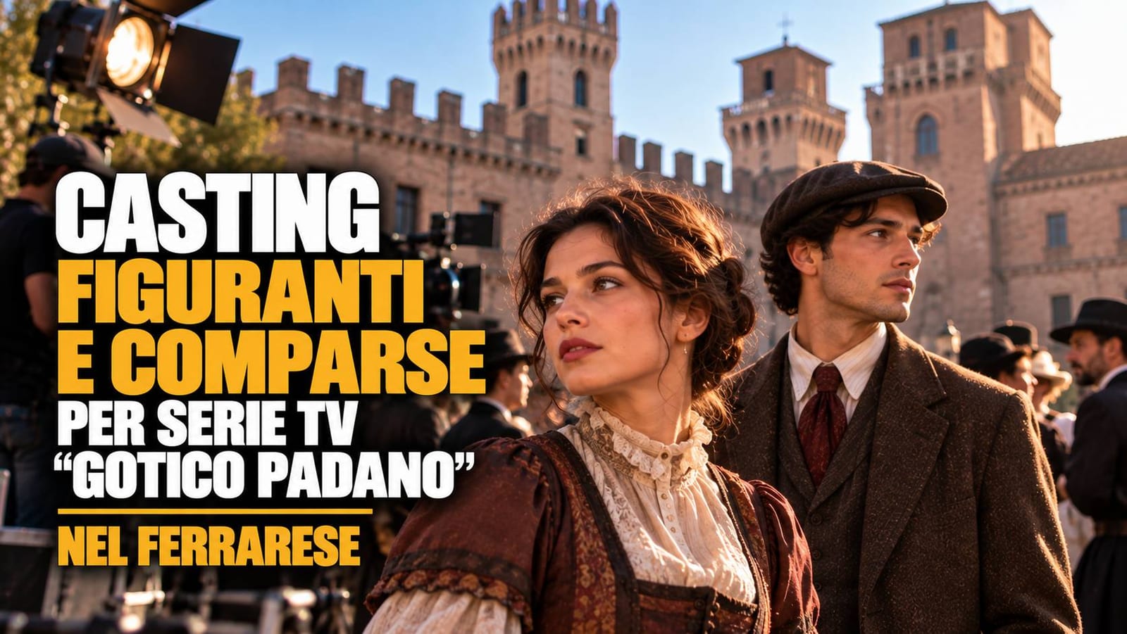 Casting figuranti e comparse per serie tv "Gotico Padano" a Ferrara