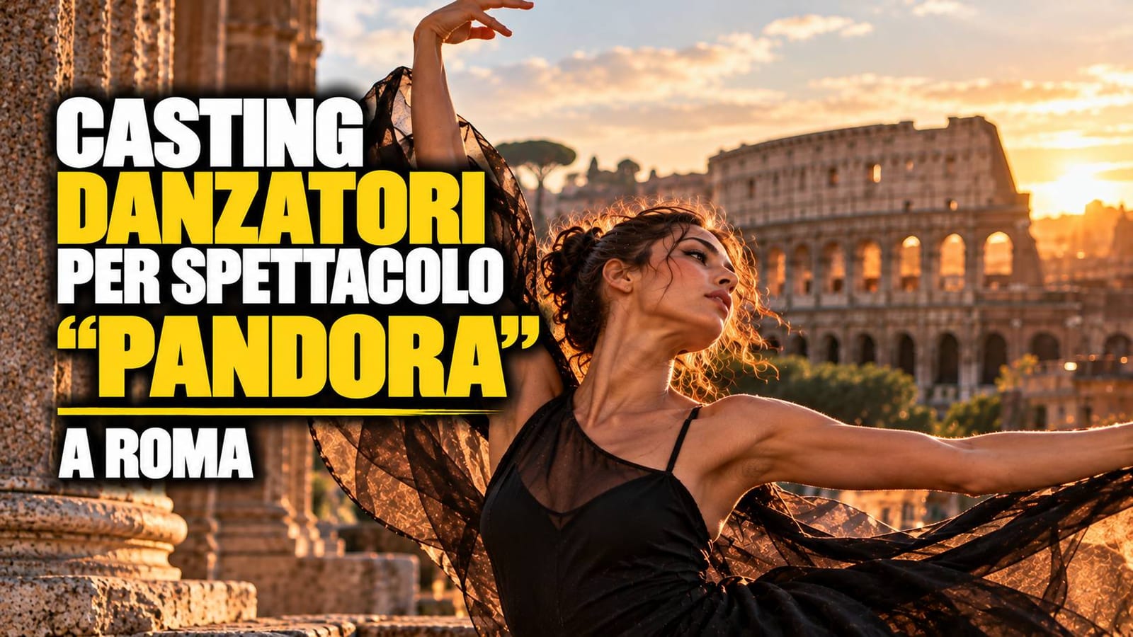 Casting danzatori per spettacolo "Pandora" a Roma