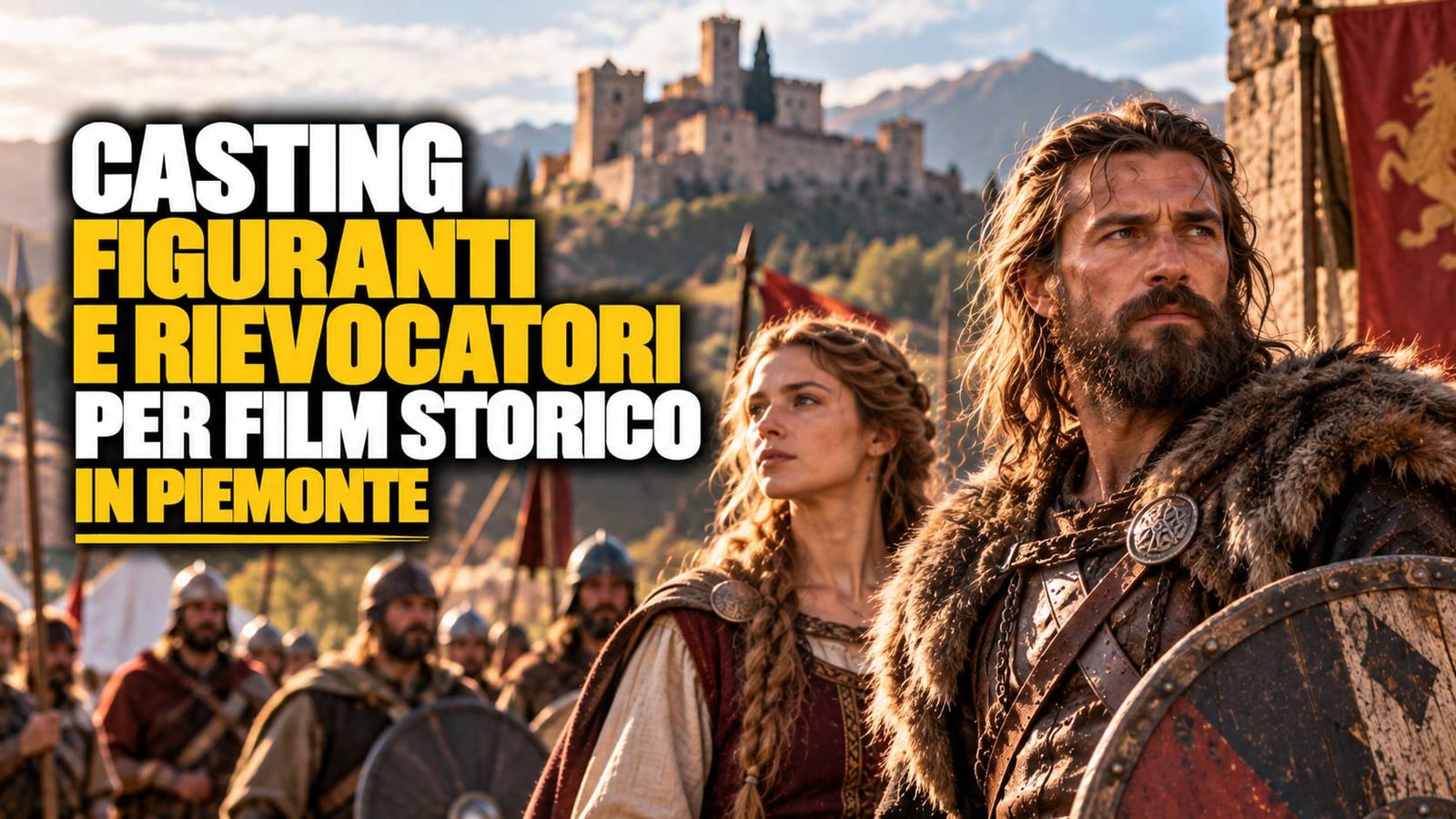 Casting figuranti e rievocatori per film storico in Piemonte